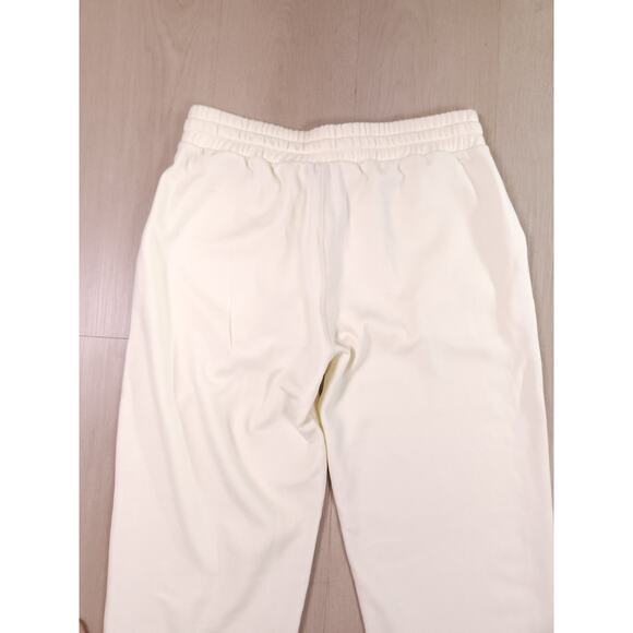 Woolx Merino Wool Joggers Women’s S – Ivory Fleece Sweatpants, Soft Warm Stretch - Picture 10 of 13